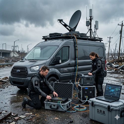 Disaster recovery backup network connection